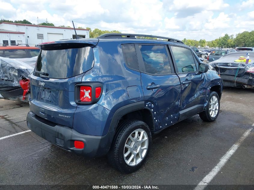 2022 JEEP RENEGADE SPORT 4X4