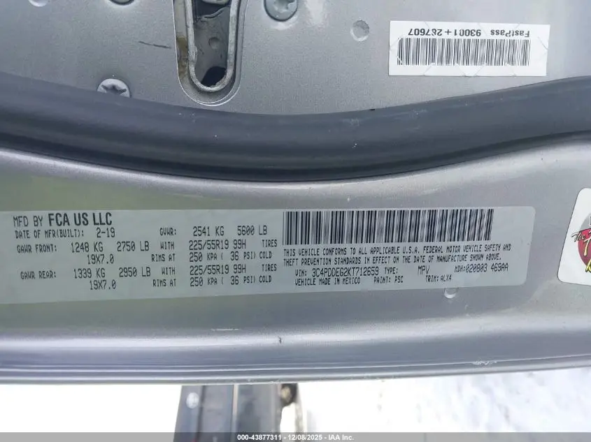 2019 DODGE JOURNEY GT AWD