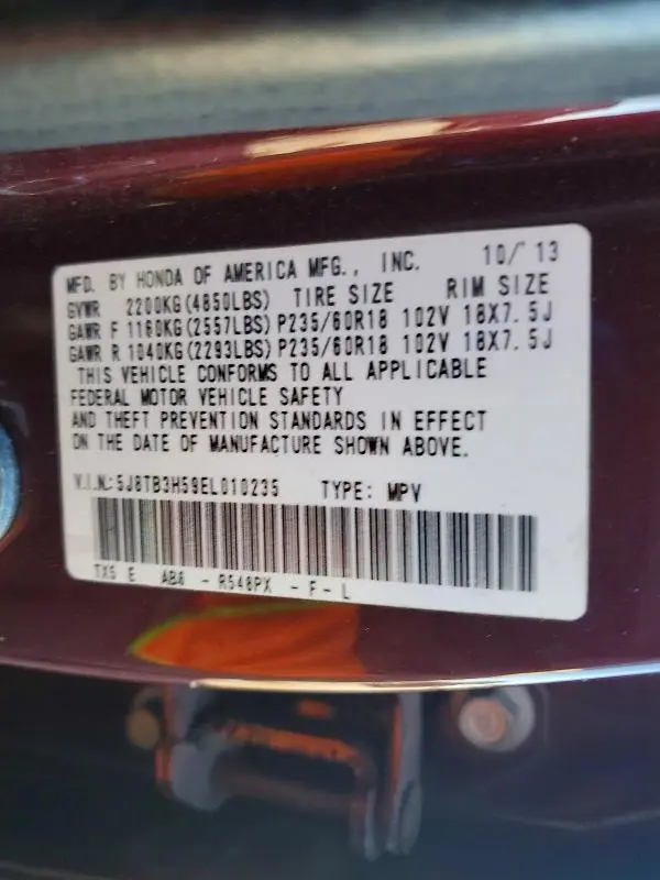 2014 ACURA RDX TECHNOLOGY  