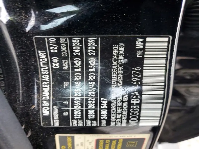 2010 MERCEDES-BENZ GLK 350 4MATIC  