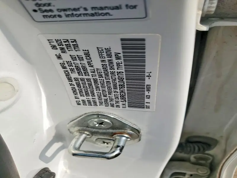 2011 HONDA CR-V EXL  