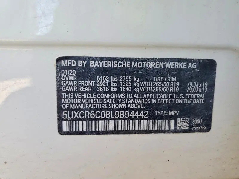 2020 BMW X5 XDRIVE40I  