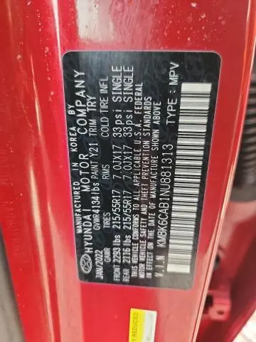 2022 HYUNDAI KONA SEL  