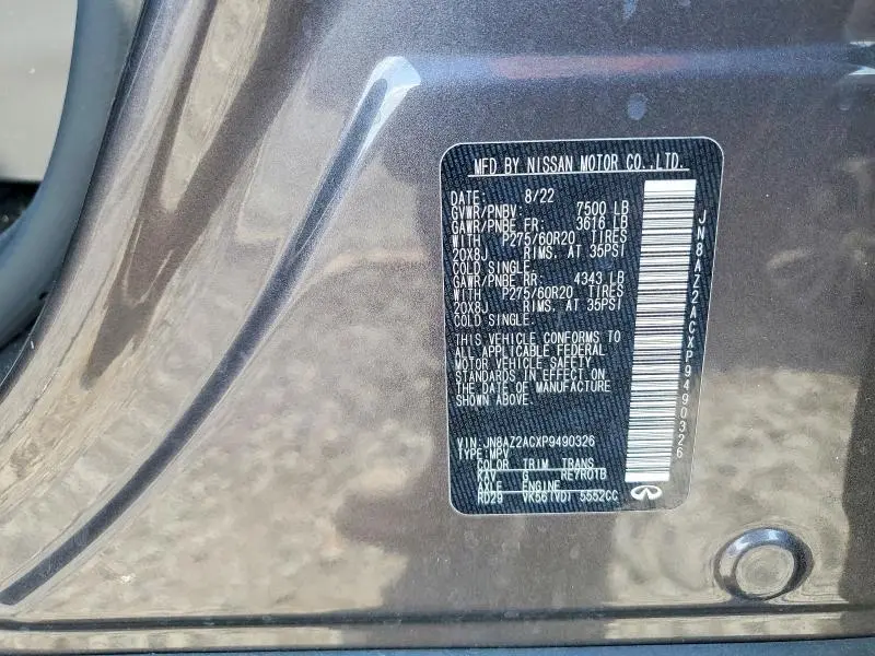 2023 INFINITI QX80 LUXE  