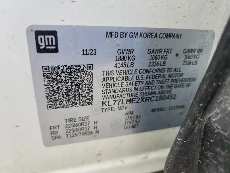 2024 CHEVROLET TRAX 1LT  