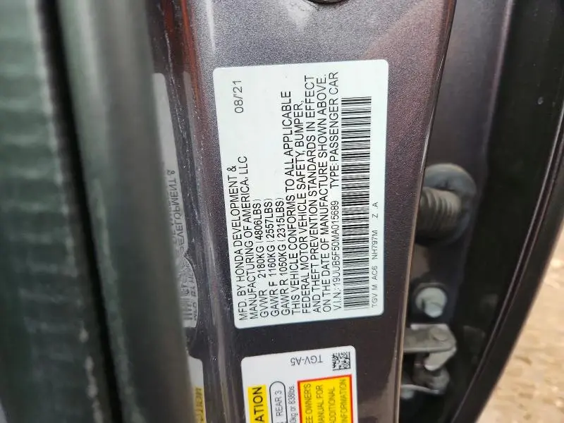 2021 ACURA TLX TECH A  