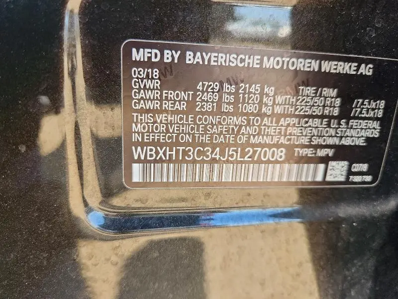 2018 BMW X1 XDRIVE28I  