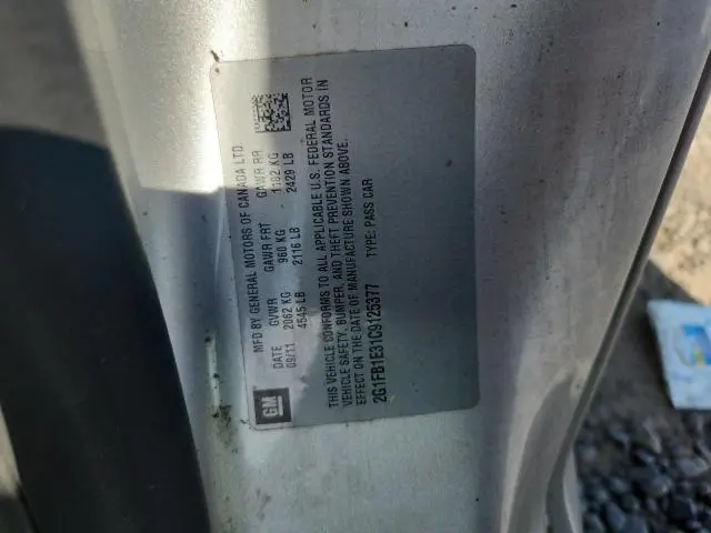 2012 CHEVROLET CAMARO LT  