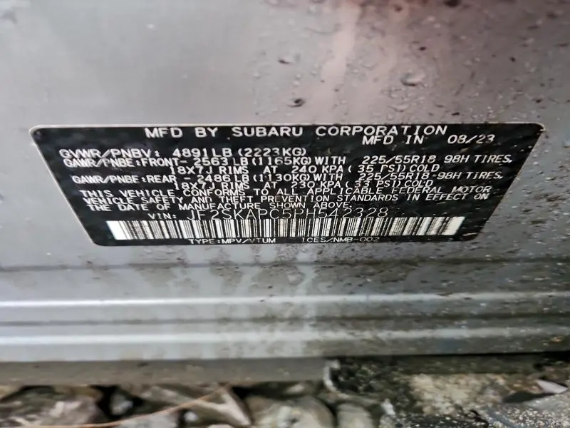 2023 SUBARU FORESTER LIMITED  