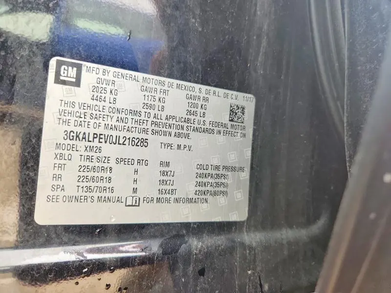2018 GMC TERRAIN SLT  
