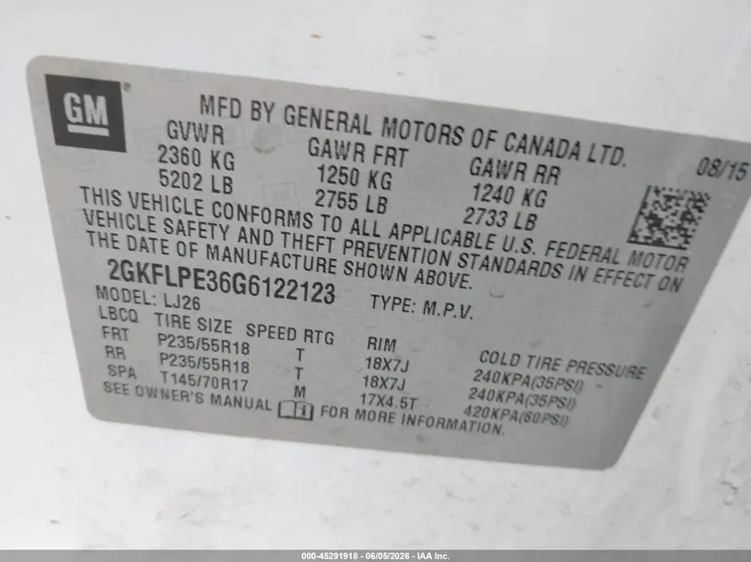 2016 GMC TERRAIN SLT
