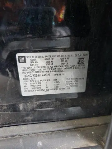 2017 CHEVROLET TRAX LS  