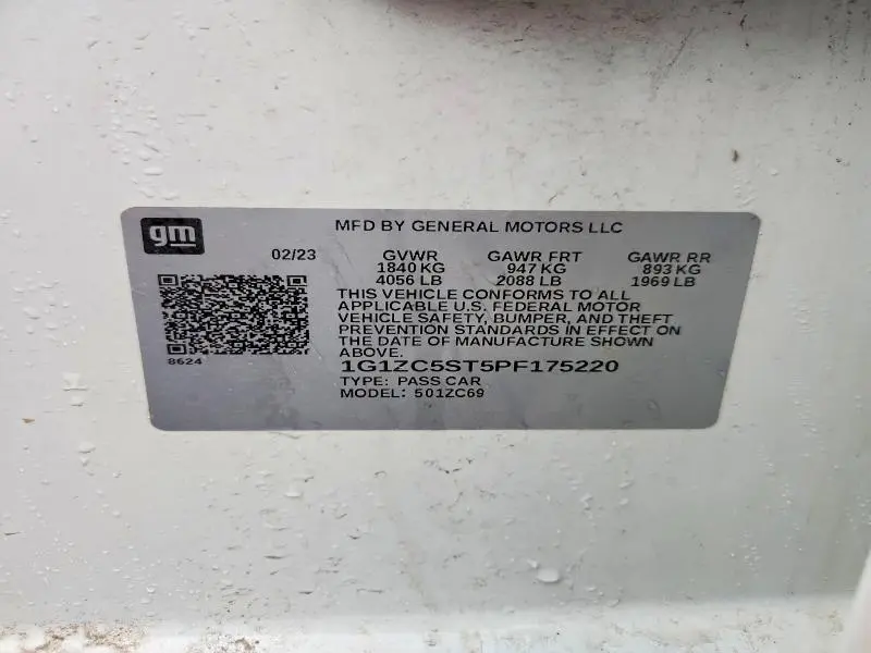 2023 CHEVROLET MALIBU LS  