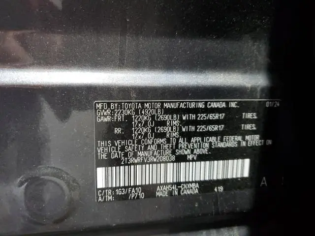 2024 TOYOTA RAV4 XLE  