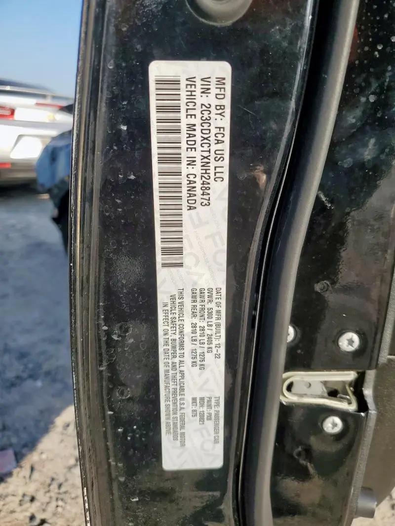 2022 DODGE CHARGER R/T  