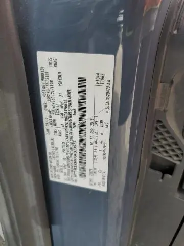 2019 FORD TRANSIT T-250  