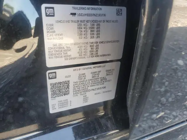 2022 CHEVROLET SILVERADO LTD K1500 RST  