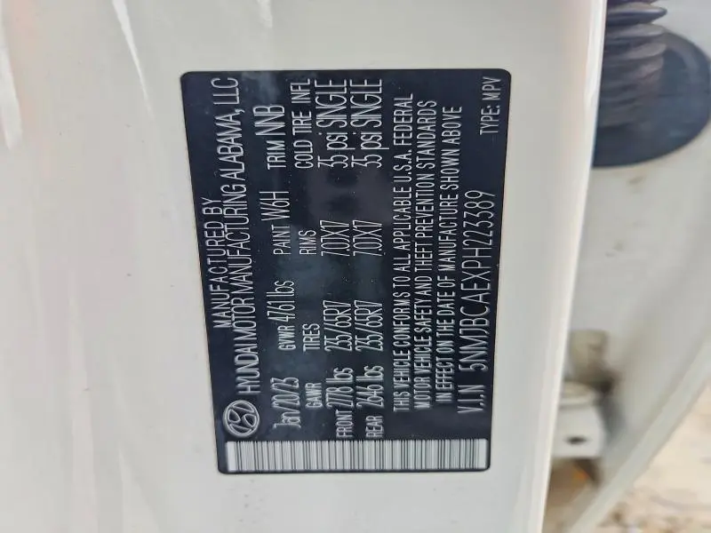 2023 HYUNDAI TUCSON SEL  