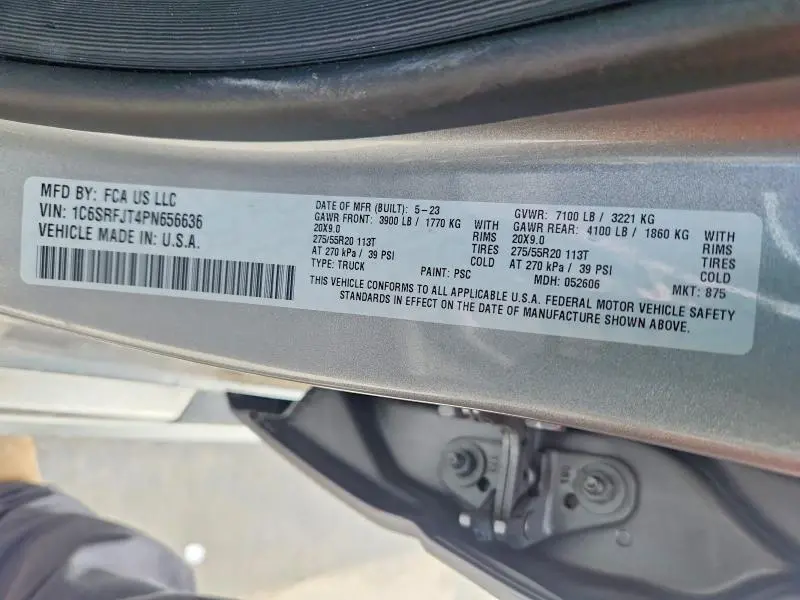 2023 RAM 1500 LARAMIE  