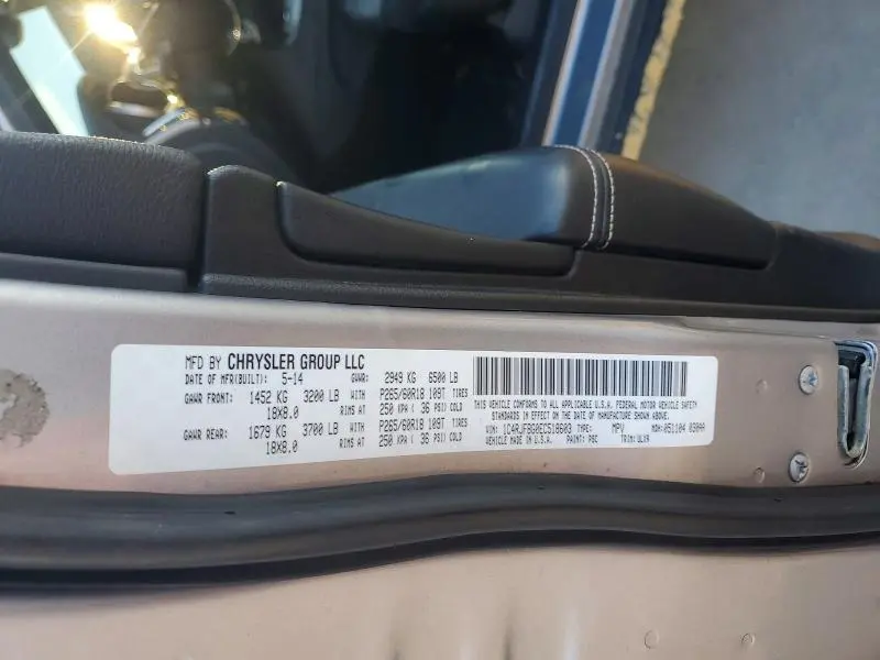 2014 JEEP GRAND CHEROKEE LIMITED  