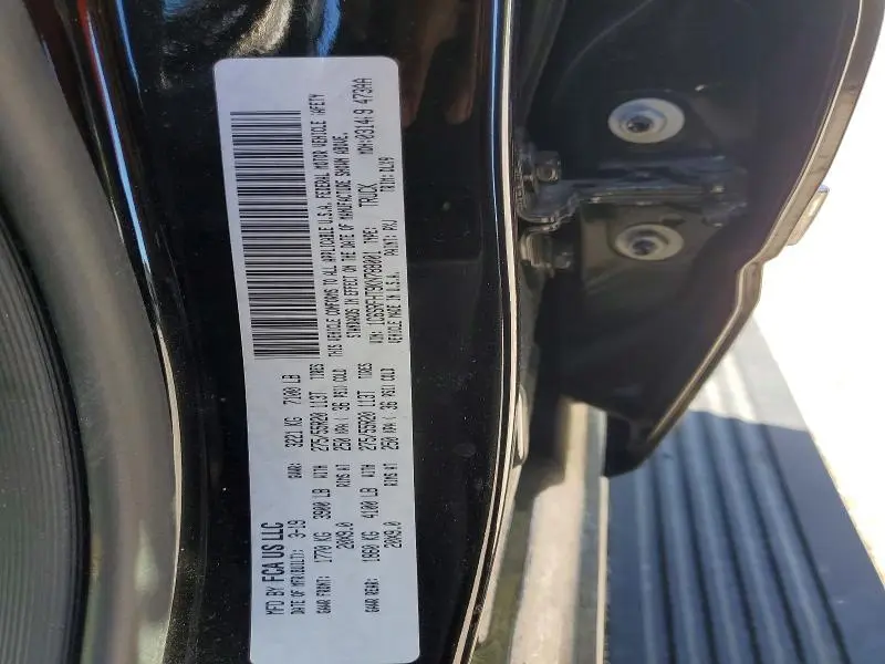 2019 RAM 1500 LIMITED  