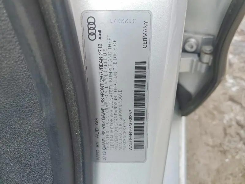 2014 AUDI A6 PREMIUM PLUS  