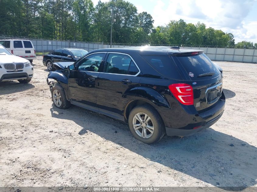 2016 CHEVROLET EQUINOX LS