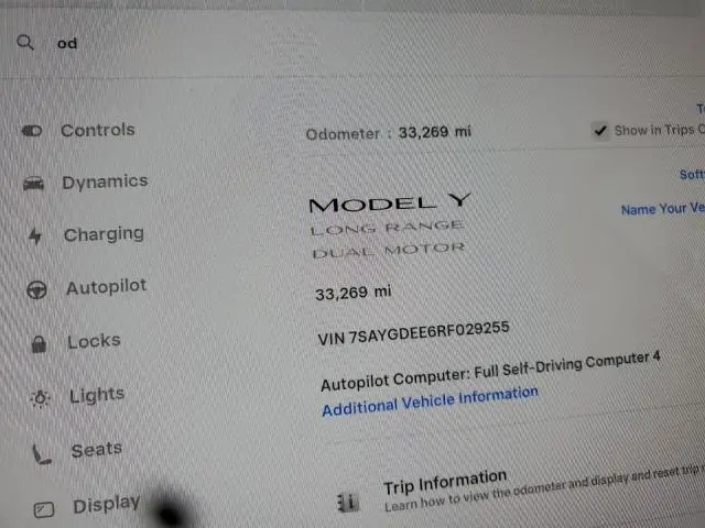 2024 TESLA MODEL Y   