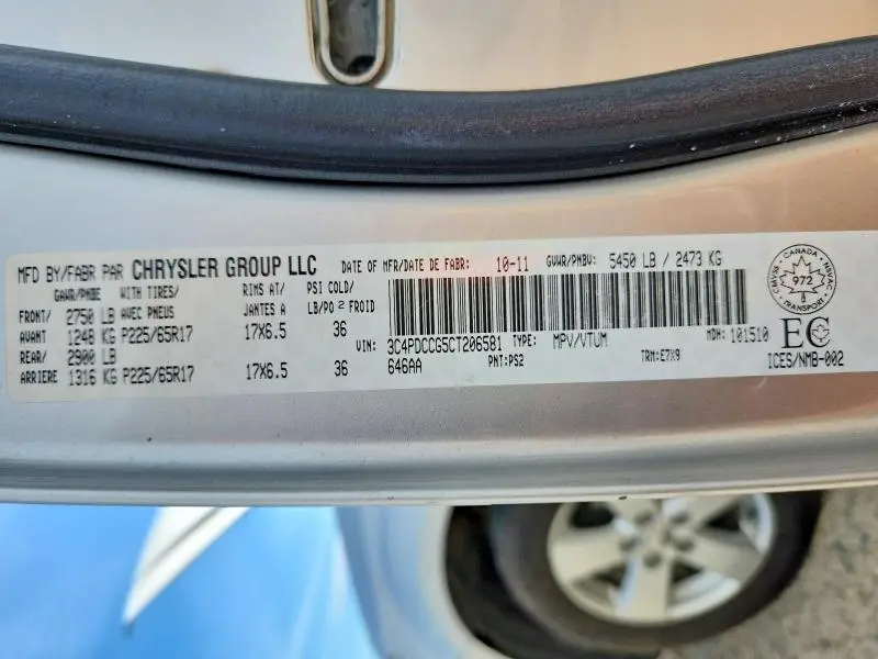 2012 DODGE JOURNEY SXT  