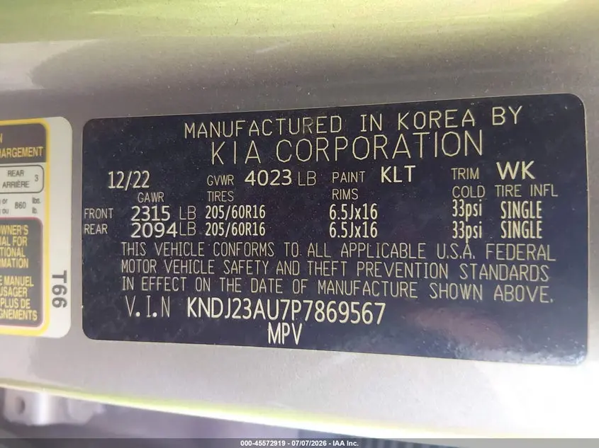 2023 KIA SOUL LX