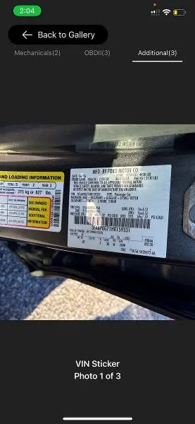2017 FORD FUSION S  
