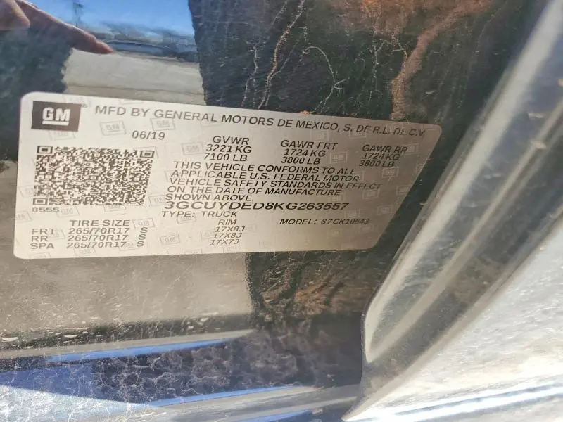 2019 CHEVROLET SILVERADO K1500 LT  