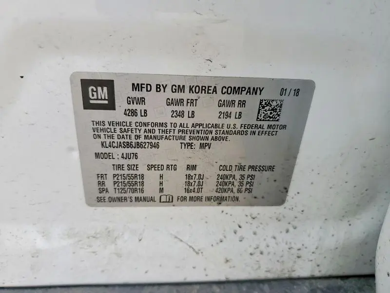 2018 BUICK ENCORE PREFERRED  