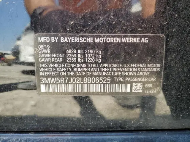 2020 BMW 330XI   
