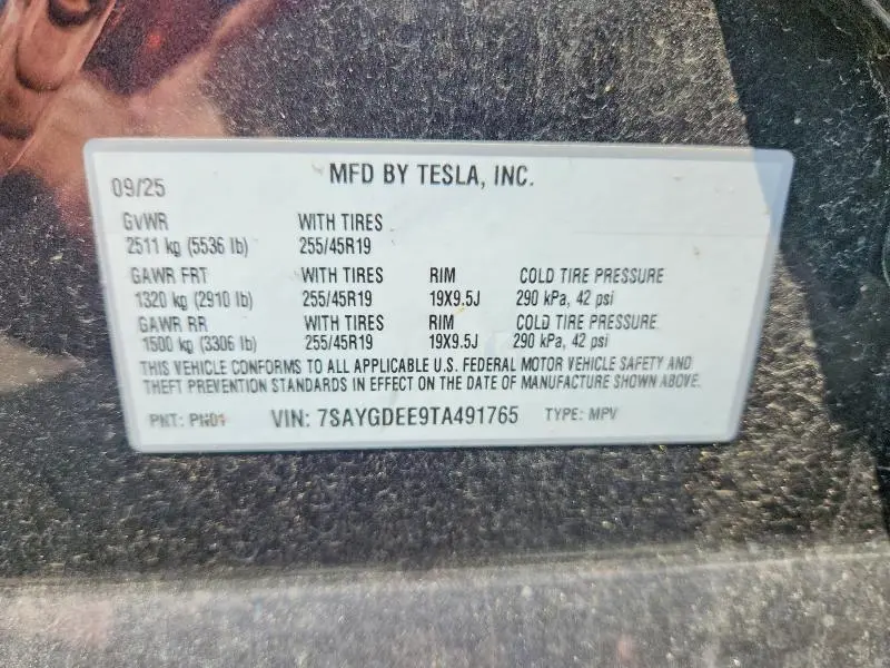 2026 TESLA MODEL Y   