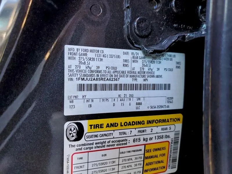 2024 FORD EXPEDITION LIMITED  