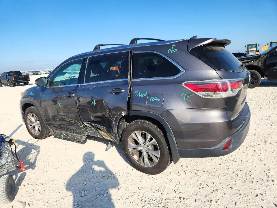2015 TOYOTA HIGHLANDER XLE  