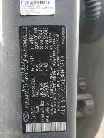 2024 HYUNDAI SANTA CRUZ SE  