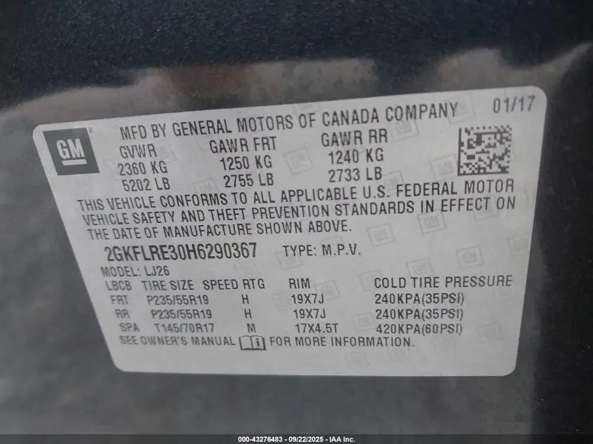 2017 GMC TERRAIN DENALI