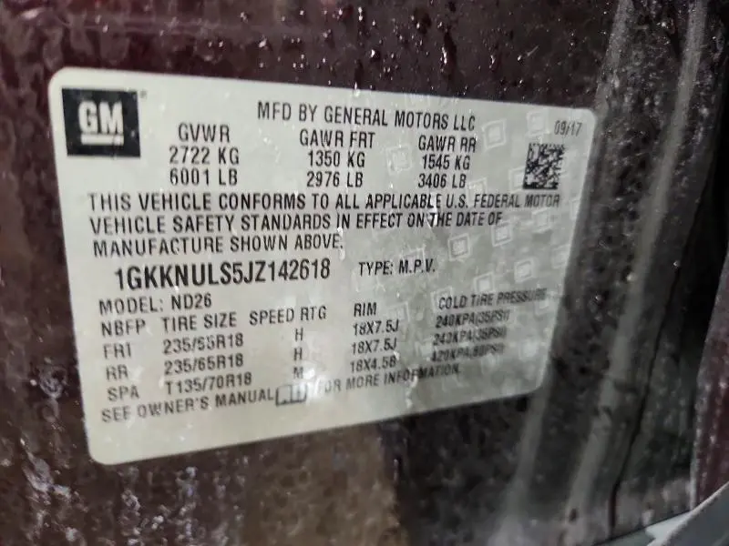 2018 GMC ACADIA SLT-1  