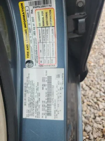 2011 FORD FUSION HYBRID  