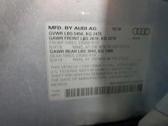 2020 AUDI Q5 PREMIUM PLUS