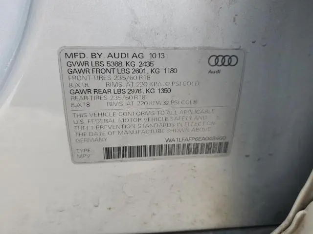 2014 AUDI Q5 PREMIUM PLUS  
