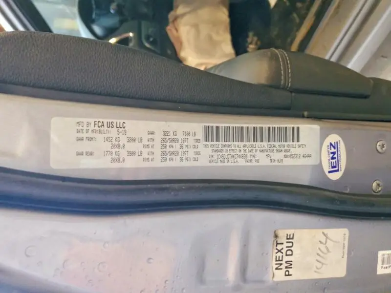 2019 DODGE DURANGO R  