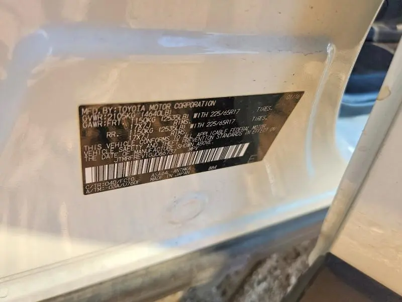 2016 TOYOTA RAV4 XLE  
