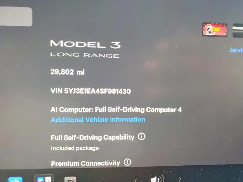2025 TESLA MODEL 3   