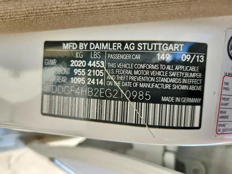 2014 MERCEDES-BENZ C 250  