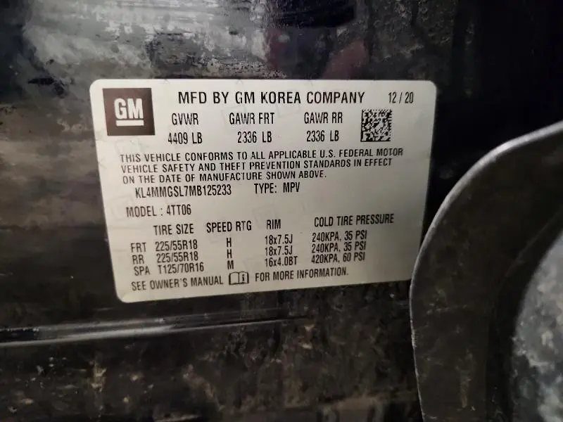 2021 BUICK ENCORE GX ESSENCE  