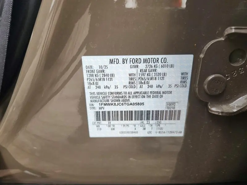 2026 FORD EXPLORER TREMOR  