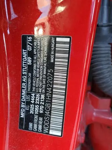 2017 MERCEDES-BENZ CLA 250 4MATIC  
